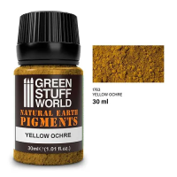 YELLOW OCHRE pigments 30ml Фарба GSW суха, Колір Жовтої охри