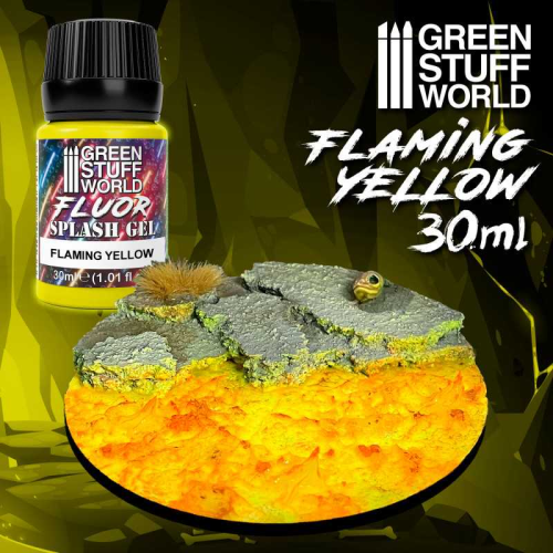 Гель флуоресцентний Green Stuff World 30ml - Flaming Fluor Yellow