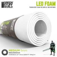 Материал для косплея GSW Foam Medium (500 мм × 960 мм), белый