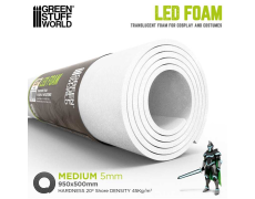 Материал для косплея GSW Foam Medium (500 мм × 960 мм), белый