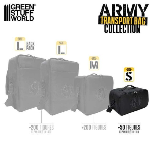 Чехол для миниатюр GREEn STUFF WORLD ARMY TRANSPORT BAG (малый размер)