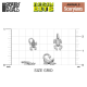 3D-фигурки Green Stuff World Printed Animals SCORPIONS