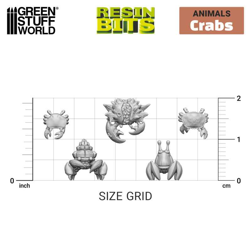 3D фігурки GSW Animals - CRABS (ракоподібні)