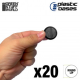 База для мініатюр GSW пластикова з бортом 30mm 20шт