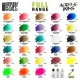Набор акриловых чернил GSW Acrylic Inks — Transparent Fire (х4)