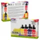 Набор акриловых чернил GSW Acrylic Inks — Transparent Fire (х4)