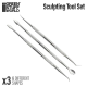 Набор инструментов Green Stuff World Sculpting Tools SETx3