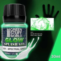 Фарба Green Stuff World Splash Gel Glow - Spectral Green 30ml