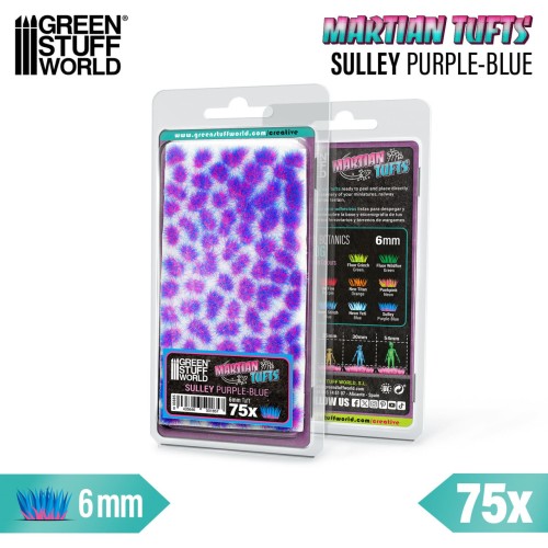 Пучки трави Tufts 6mm - SULLEY PURPLE-BLUE