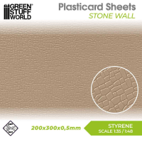 Текстурированные листы GSW Styrene Plasticard Sheet — Stone Wall (мостовая)