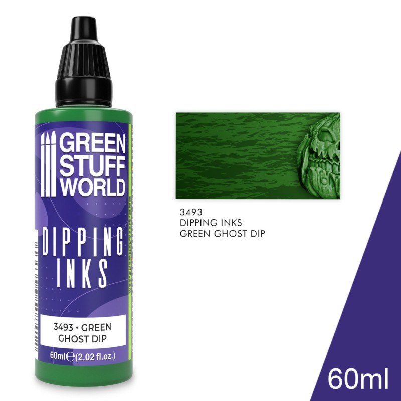 Занурювальна фарба 60 мл GREEN GHOST DIP