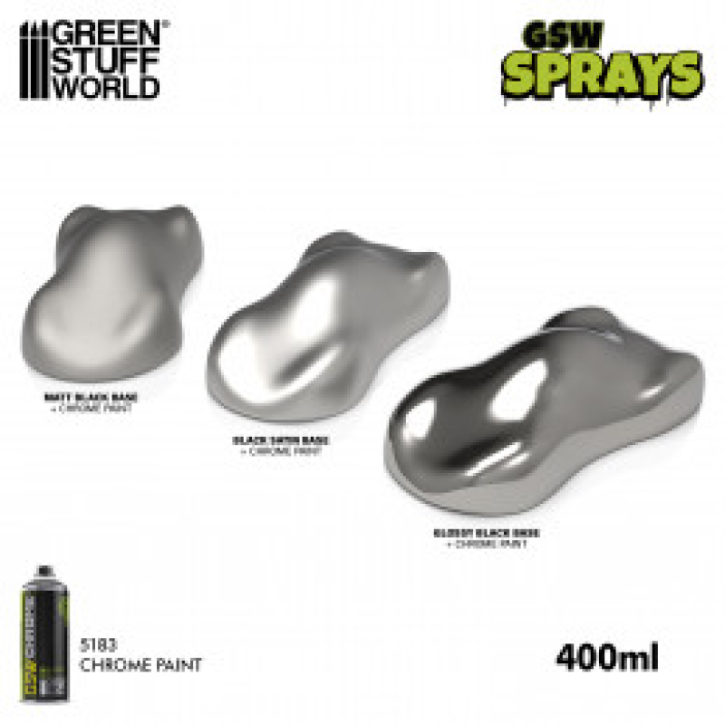 ХРОМОВИЙ СПРЕЙ GSW / Chrome Spray – 400 мл