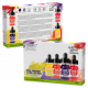 Набор акриловых чернил GSW Acrylic Inks — Transparent Fire (х4)