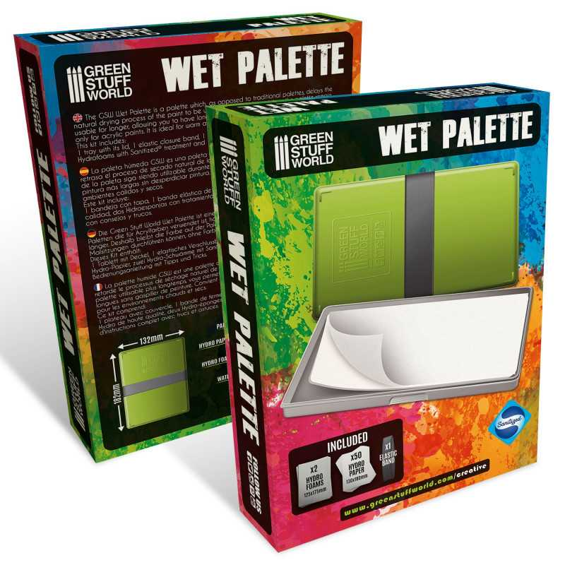Волога палітра для малювання Green Stuff World Wet Palette