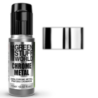 Фарба акрилова з ефектом хрому GSW Chrome Metal Paint 17ml