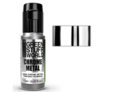 Фарба акрилова з ефектом хрому GSW Chrome Metal Paint 17ml