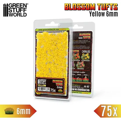 Blossom Tufts - YELLOW (Штучна трава для моделювання)