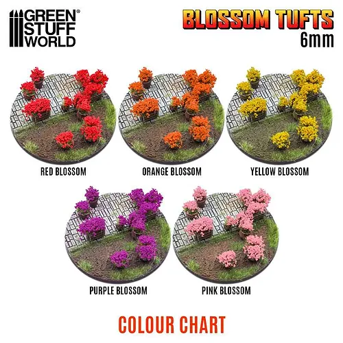 Blossom Tufts - YELLOW (Штучна трава для моделювання)
