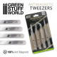 Набор пинцетов GSW Anti-Magnetic Tweezers — Setx4