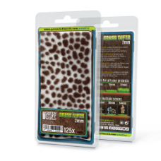 Трава для моделювання SFG Grass TUFTs XXL Коричнева 2mm Burnt