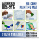 Силиконовый коврик для рисования Green Stuff World Tapete de Silicona de pintura 400×300 мм