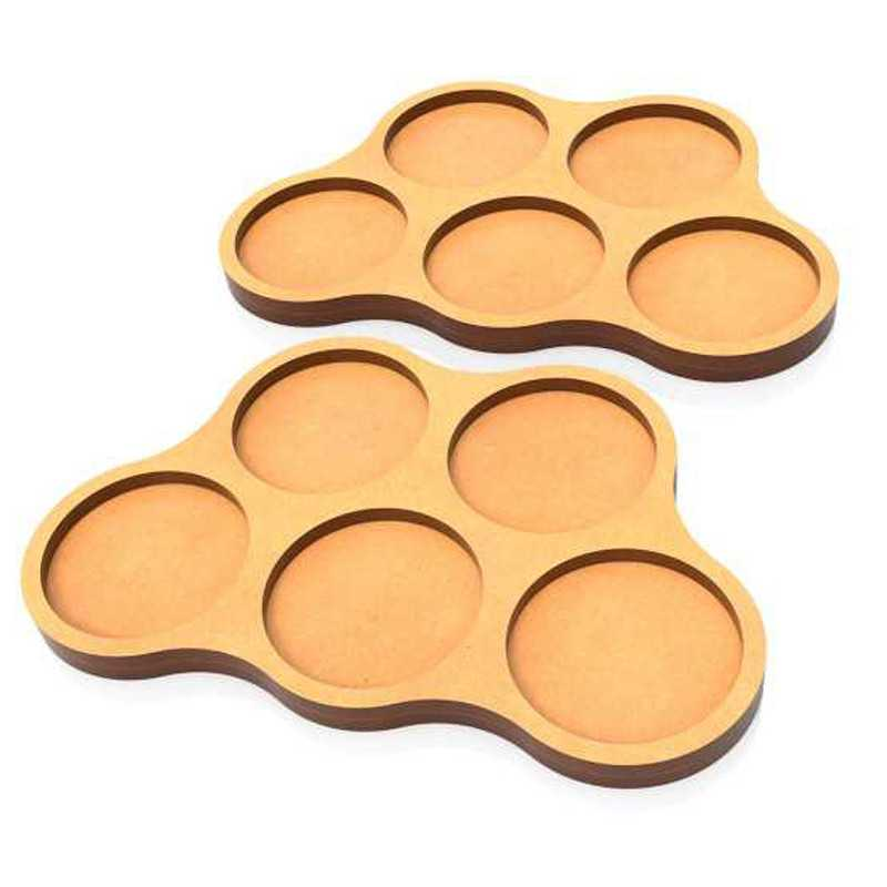 Лотки GSW Movement Trays 25mm skirmish x5 SLIM-FIT