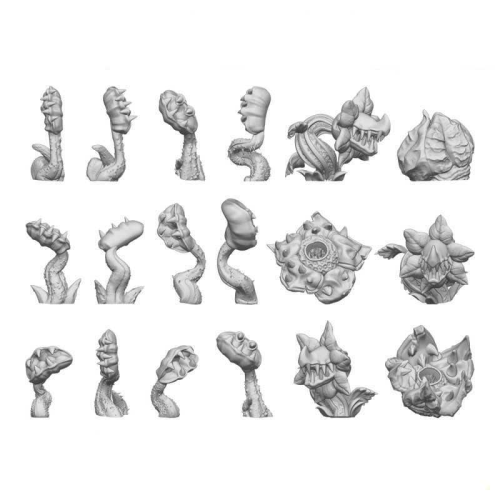 3D-фигурки GSW CARNIVOROUS (плотоядные растения)