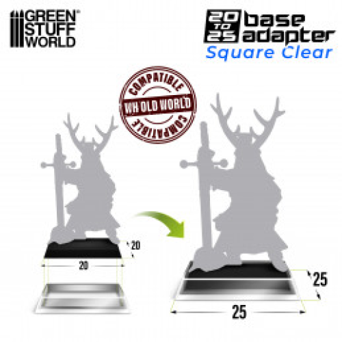 База для мініатюр пластикова GSW 25mm 20шт