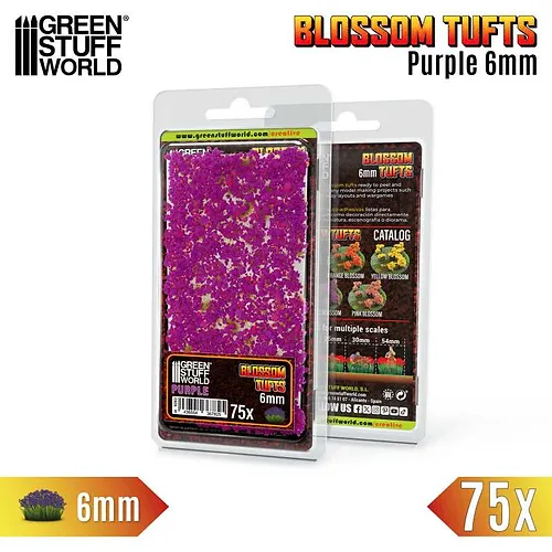 Штучна трава для моделювання GSW Blossom Tufts - PURPLE