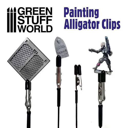 Зажим GSW Painting alligator Clips — упаковка по 20 шт.