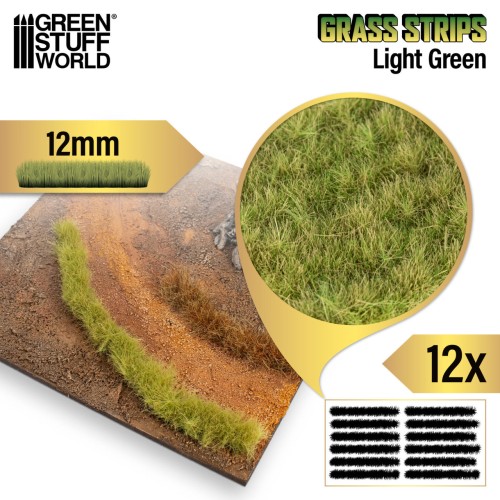 Трава Tufts 12 mm - Light Green