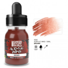 Акрилова туш GSW Acrylic lnks Opaque - BROWN 30 ml