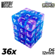 Гральні кубики Green Stuff World D6 Color BLUE Marble (36 шт)