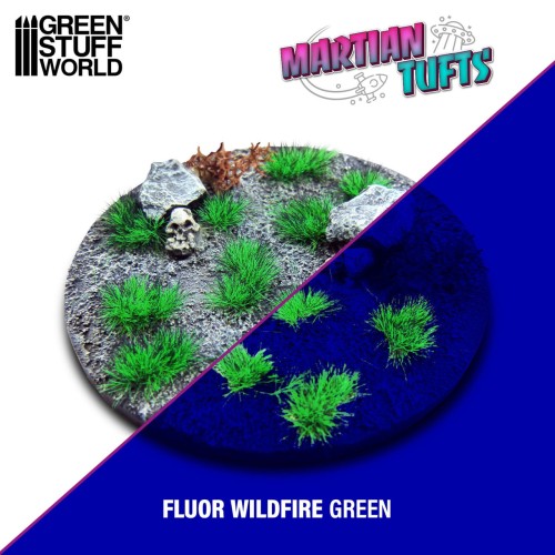 Трава Tufts 6mm - FLUOR WAILDFIRE GREEN