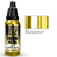 Фарба Green Stuff World Chrome Metal Paint - GOLD COLOR 17ml