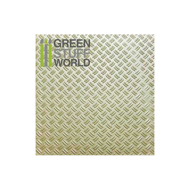 Текстурований лист GSW Styrene Double Diamond (імітація алюмінію)