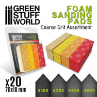 Шлифовальные губки GSW COARSE различной зернистости, 20 шт.