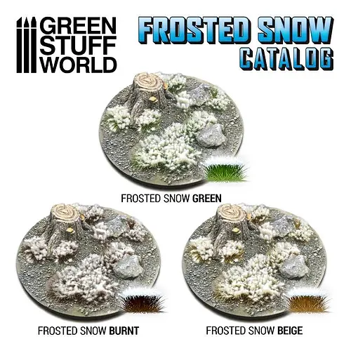 Tufts 6mm - FROSTED SNOW BURNT (Кущі штучної трави для моделювання)