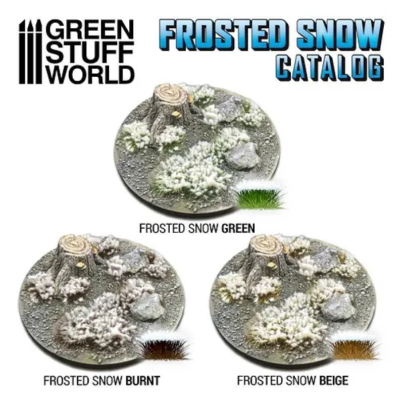 Tufts 6mm - FROSTED SNOW BURNT (Кущі штучної трави для моделювання)