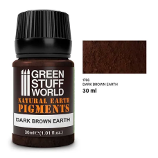 Фарба акрилова GREEN STUFF WORLD ТDARK BROWN EARTH pigments 30ml