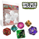 Форма для кубиков GSW Silicone Polyhedral Dice Molds, 6 шт.