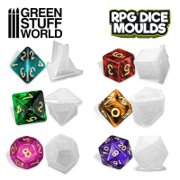 Форма для кубиків GSW Silicone Polyhedral Dice Molds x 6