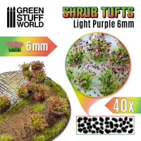 Shrubs Tufts 6 mm - Light Purple (Кущі штучні свтло-фіолетові)
