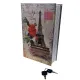 Книга-сейф "Paris" (24,5х16х5,5 см) металл, пластик, разноцветная (DN32007L)