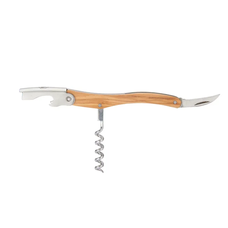Ніж сомельє Laguiole, дерево Olive Wood Corkscrew у подарунковій коробці, коричневий (40268475)