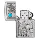 Зажигалка бензиновая "ZIPPO" 200 Wolf & Pack Emblem (49295)