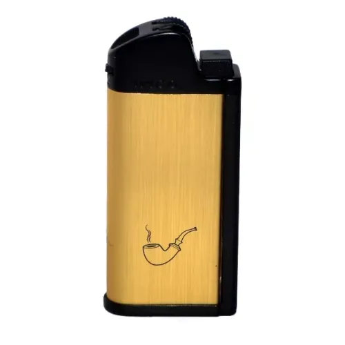 Зажигалка газовая кремниевая для трубки с инструментами IMCO Chic 4 Pipe Flint gold золотистая (IM1800001)
