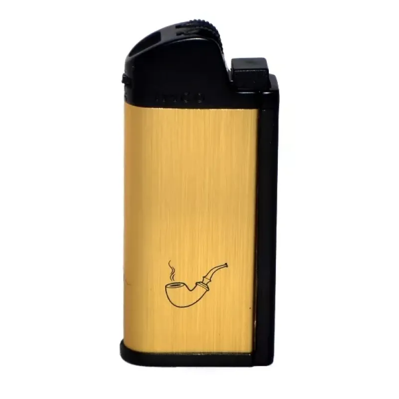 Зажигалка газовая кремниевая для трубки с инструментами IMCO Chic 4 Pipe Flint gold золотистая (IM1800001)