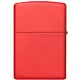 Зажигалки бензиновые набор ZIPPO Red Matte и Black Matte Vintage Ad Lighter Set, красная, черная (46295)