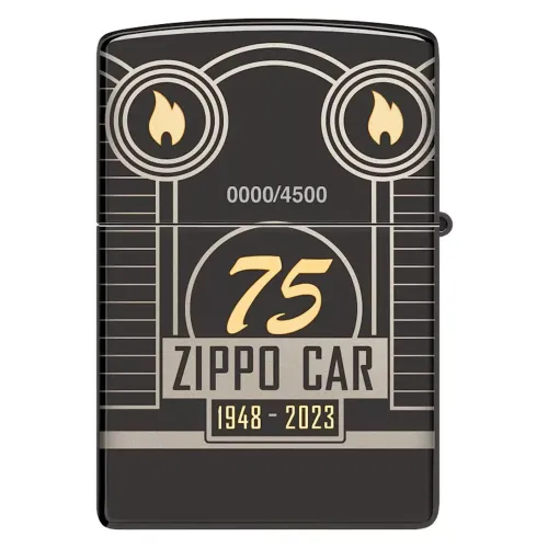 Коллекционная армированная лимитированная зажигалка Zippo Armor® Zippo Car 75 Design Collectible Of The Year (48693)